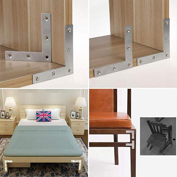 Мебель из нержавеющей стали Угловая скоба Белая доска Монтажная скоба Кресло Угловые скобы