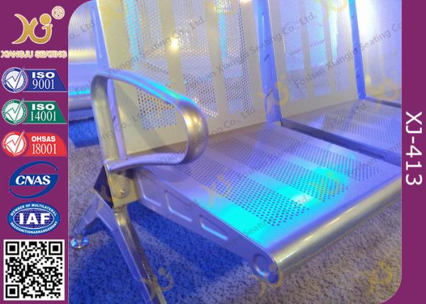 Heavy Duty Hospital Waiting Room Chairs Stainless Steel With Powder Coating