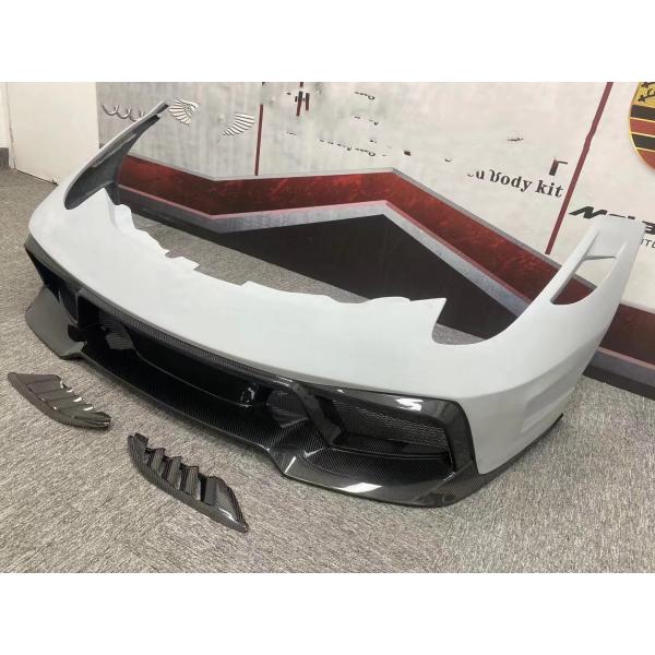 Para Ferrari 458 Kit de cuerpo de fibra de carbono 458 Moderado VORS estilo delantero y trasero parachoque spoiler lateral falda Kit de cuerpo