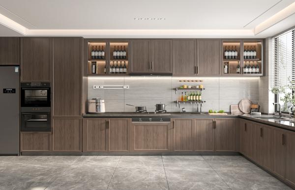 Conjunto completo Mobiliário de cozinha estilo moderno de alta qualidade