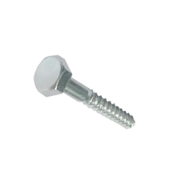Galvanized Buildings Din571 Hex Head Wood Screw White Zinc Plated