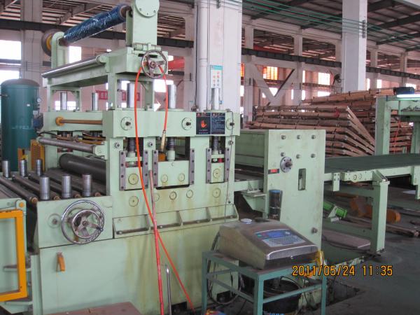 PLC 0.3mm Metal Plate Cutting Machine 130KW Steel Coil Slitting Line