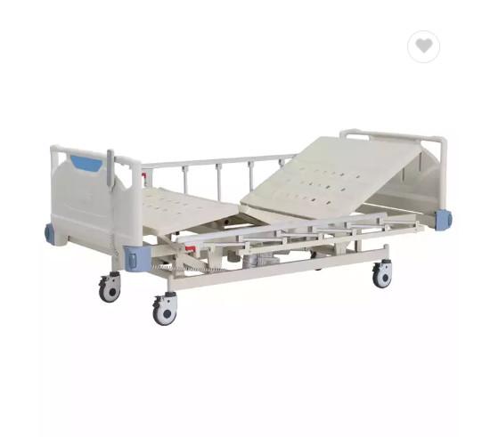 Moving Electric Hospital Bed With Wheels Five Functions Electric Medical Hospital Bed