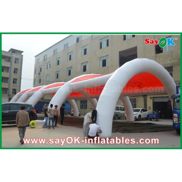 inflatable work tent Red And White Giant Inflatable Air Tent Gate For Exhibition Or Event