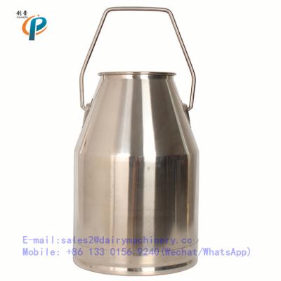 cubeta da máquina de ordenha de uma espessura de 1,00 milímetros, recipiente de aço inoxidável do leite para o ordenhador portátil