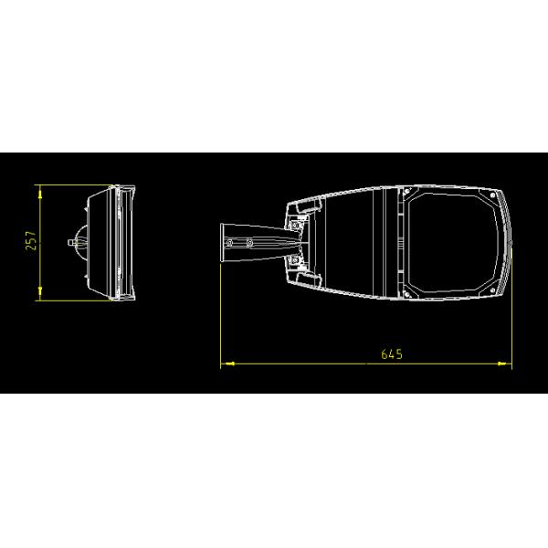 Ac Motion Sensor 6500k Outdoor Led Street Lights 120w
