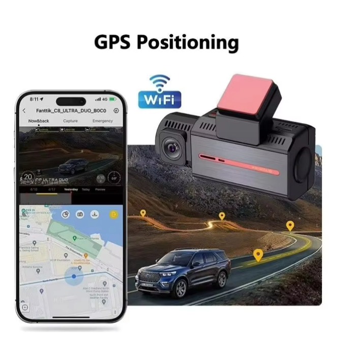 ODM OEM Starvis 2 Sensor Dash Cam With 4K Front And 2K Rear Dual Recording Car DVR