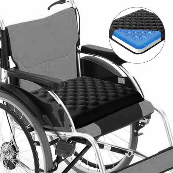 Waterproof Gel Foam Cushion for Pressure Sores Prevention in Adults' Wheelchairs
