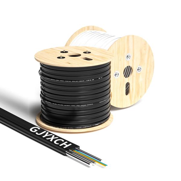 Customized Color PVC LSZH LSOH PE HDPE Jacket HXCOWO Fiber Optic Cable With Messenger