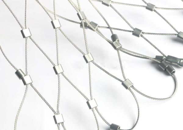 SS316 Stainless Steel Cable Net for Stair Railings 1-5mm Wire