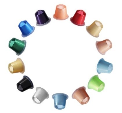 Custom Order Aluminum Foil Disposable Espresso Coffee Capsules
