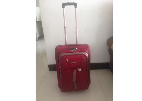 Logo Customized Soft 4 Pieces Eva Iron Trolley Luggage With Lining 170T Polyster