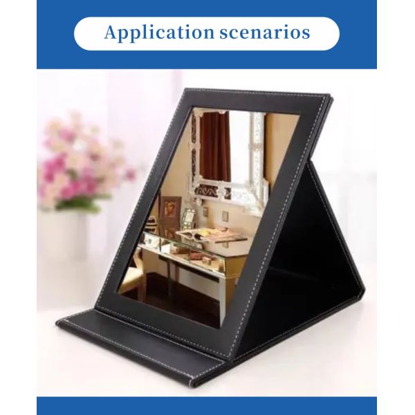 Factory Direct Custom Mini Pocket Makeup Mirror for Women Personalized Sublimation Mirror Metal Decorative Weddings Birthdays