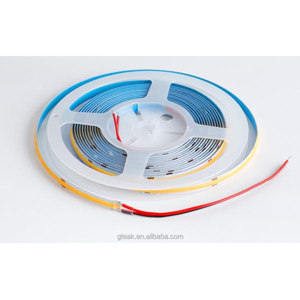 Decorative Background indoor flexible led strip Light rgb white warm blue color 5V 12v 24V  5M  Luminous cob led strip light