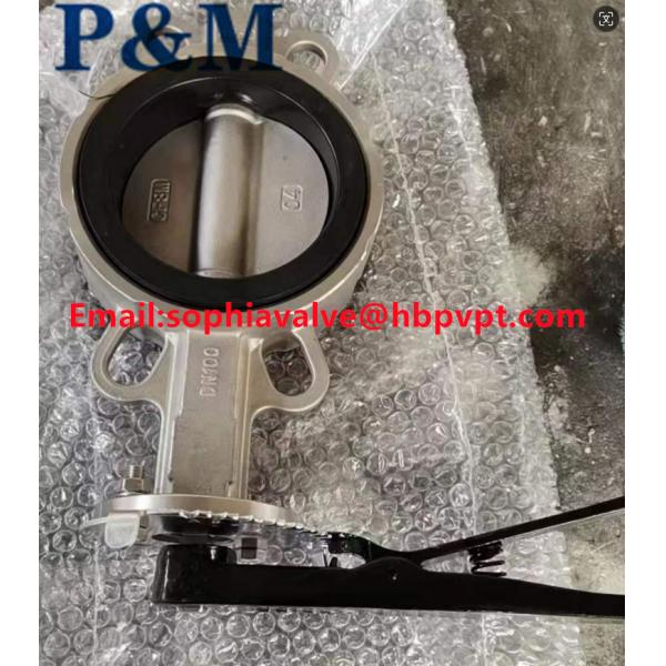 CF8 CF8M stailness steel butterfly valve