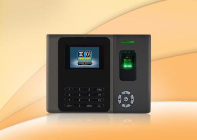 Comparecimento do sistema e do tempo do controlo de acessos da impressão digital construído na bateria, saída de impressora opcional