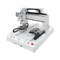 Máquina de bloqueio automático de parafuso de alto rendimento 1.2-1.8s com plataforma dupla de cabeça dupla
