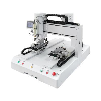 Máquina de bloqueio automático de parafuso de alto rendimento 1.2-1.8s com plataforma dupla de cabeça dupla