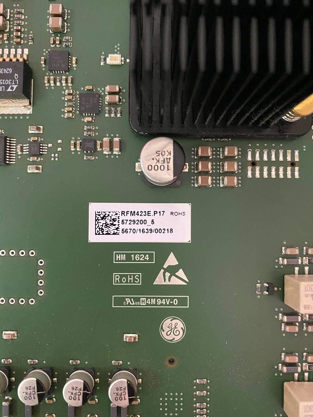 GE VolusonE6 VolusonE8 Ультразвуковые запасные части Оригинальная RFM423 Клуба KTZ304074