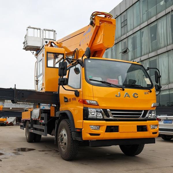 cheap price Jianghuai 40m aerial work vehicle  telescopic boom  Aerial work lifting equipment with basket