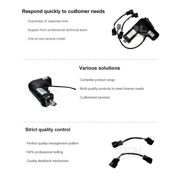 Throttle Motor DE24-17W42-02FP044 DE24-17W42-02FP041 LIUGONG Excavator parts
