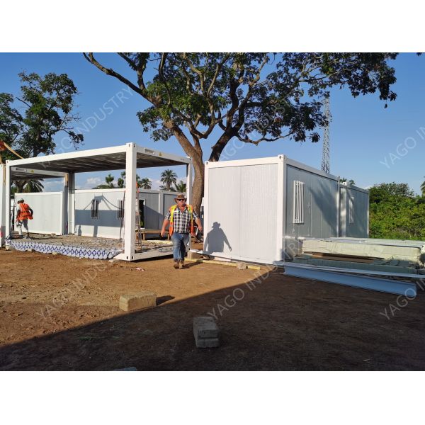 20ft Modular Accommodation Building Foldable Mobile Homes For Mining Site Camp