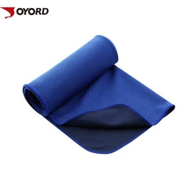 OEM ODM Instant Cooling Custom Gym Towel Odor Resistant Plain Dyed Rapid Cooling