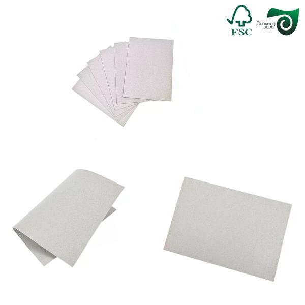 800g Book Board Binding Grey Board Black Chipboard Recycled Wet Resistant