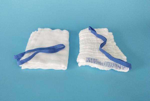OEM Customizado estéril gaze lap esponja de grau médico abdominal ferida almofadas