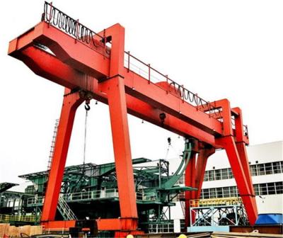 15t working duty A8 Double Girder Goliath Crane Rail Mounted