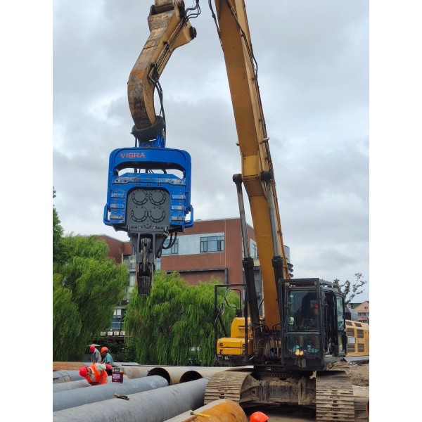 FV-600 Four Eccentric Pile Driver – Four Eccentric Mechanism System Manufacturers China & Exporters High Impact Energy Per Blow