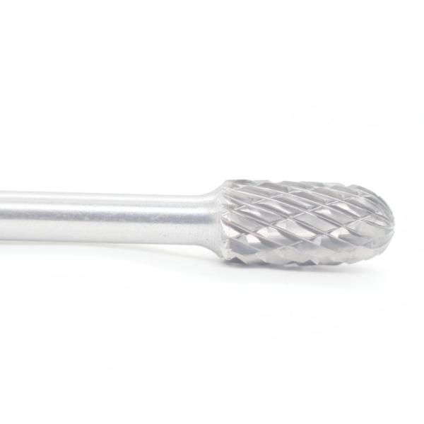 SC Cylindrical Radius Carbide Burrs 10mm*20mm With 6mm Shank Standard Double Cut