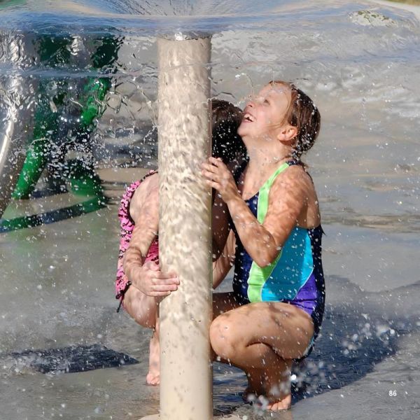 200cm Spray Range Water Park Sprinkler 10m3/H Water Discharge