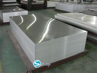 200 Sheets Per Box Powder Coated Aluminum Foil Sheets Dimension 1220*2440  Silver Color
