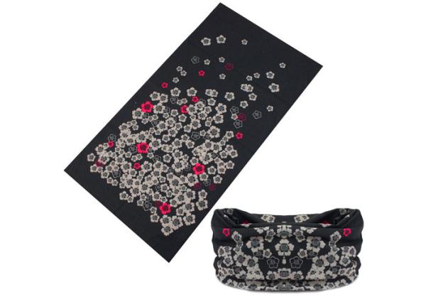 Black Polyester Original  Headwear Sublimation Printing Breathable 25*50 CM