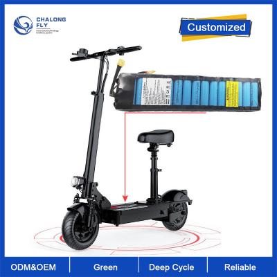 Bateria de lítio LiFePO4 24V 36V 60V 72V 20AH 30AH 50AH 80AH OEM ODM Bateria elétrica recarregável de íons de lítio LiFePO4
