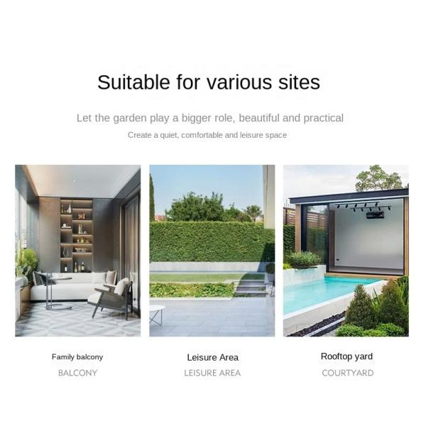 4 Seat Plastic Wood Outdoor Dining Sets For Tea Break / Coffee Time