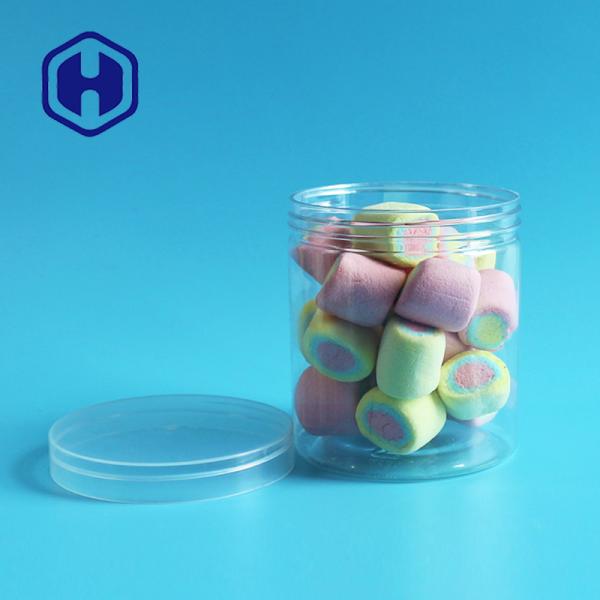 FDA 385ml Transparent Leak Proof Plastic Jar With Screw Cap