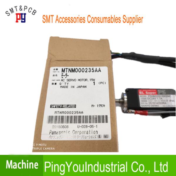 Pièces de rechange du moteur servo 15W Panasonic SMT à C.A. de MTNM000235AA pour la machine de transfert