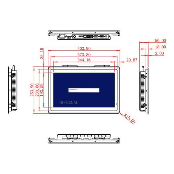 15.6-Inch Embedded Display for Factory Automation and Equipment Monitoring
