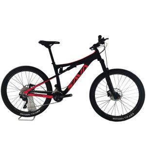 AO completo vermelho preto 14kg do Mountain bike 27,5 do carbono da suspensão
