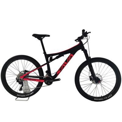 AO completo vermelho preto 14kg do Mountain bike 27,5 do carbono da suspensão para o homem