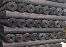 Decorative Powder Black Wire Cloth , Black Coated Welded Wire Fence