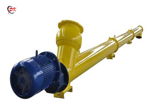 Small Cement Auger Screw Conveyor  Inclined Tubular Hopper Concrete Powder Worm