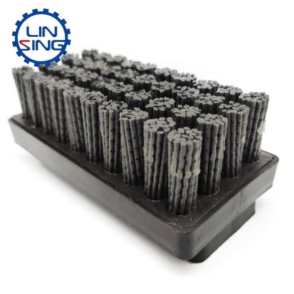 Long Service Life Round Fickert Frankfurt Steel Brush for Polishing Granite Marble Slab