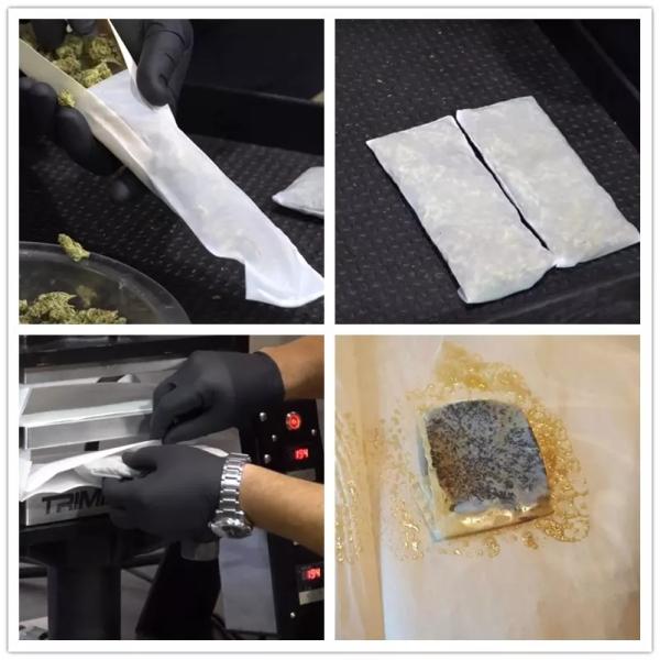 Food Grade Nylon Mesh Filter Bags , Tube - Shaped Reusable Rosin Press Bags