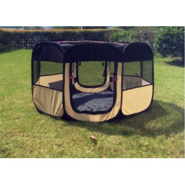 складчатость шатра дома собаки 600D Оксфорда водоустойчивая портативная большая для крытое на открытом воздухе 120X120X64cm