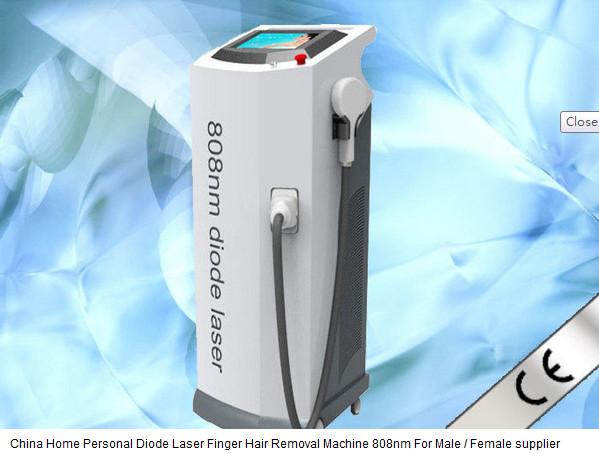 Home Personal Diode Laser Finger Hair Removal Machine 808nm For Male / Female