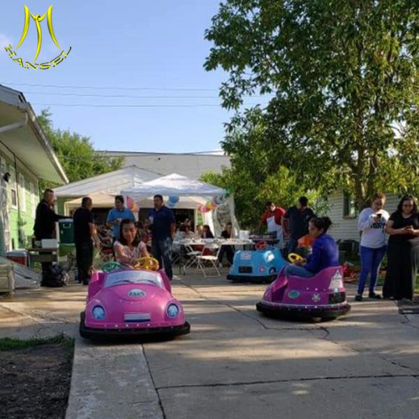 Hansel  amusement park rides 2018 kiddie ride on battery car mini entertainment center