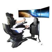 Attendant Vr Simulateur de combat de vol 360 Jeu en salle de chaise rotative